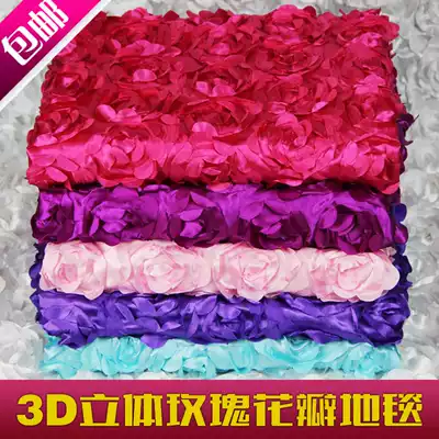 Wedding rose carpet petal carpet table table wedding rose carpet arrangement props