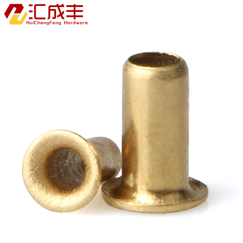 Brass eyelet button hollow rivet corn nail brass air eye button shoe eye button hole rivet M2 3 M2 5 M3