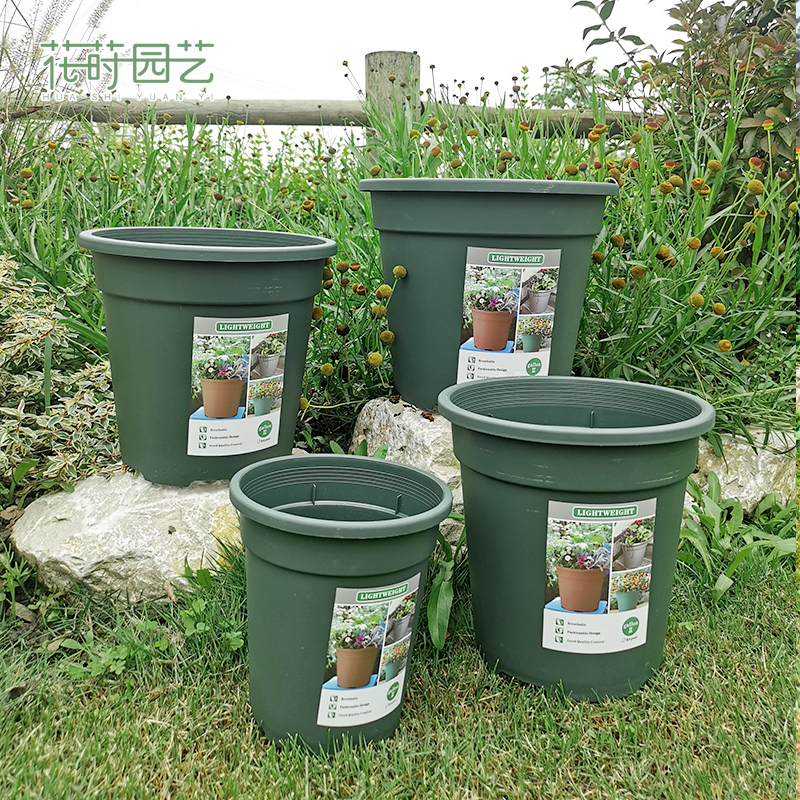 Flowers Dill Gardening Universal Second-generation Gallerbasin Lunar season Embroidery Flowerpots Environmental Protection Resin Drainage Plastic Basin Patio Balcony