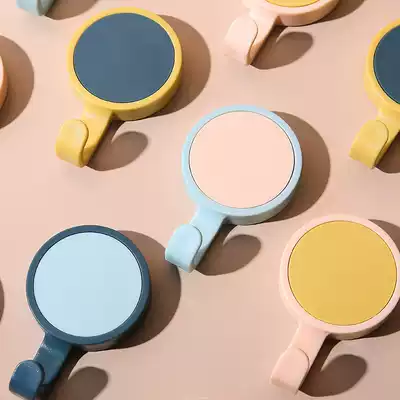 3 Creative bathroom powerful nail-free adhesive hook rotating non-Mark Hook clothes hook multi-function color wall adhesive hook