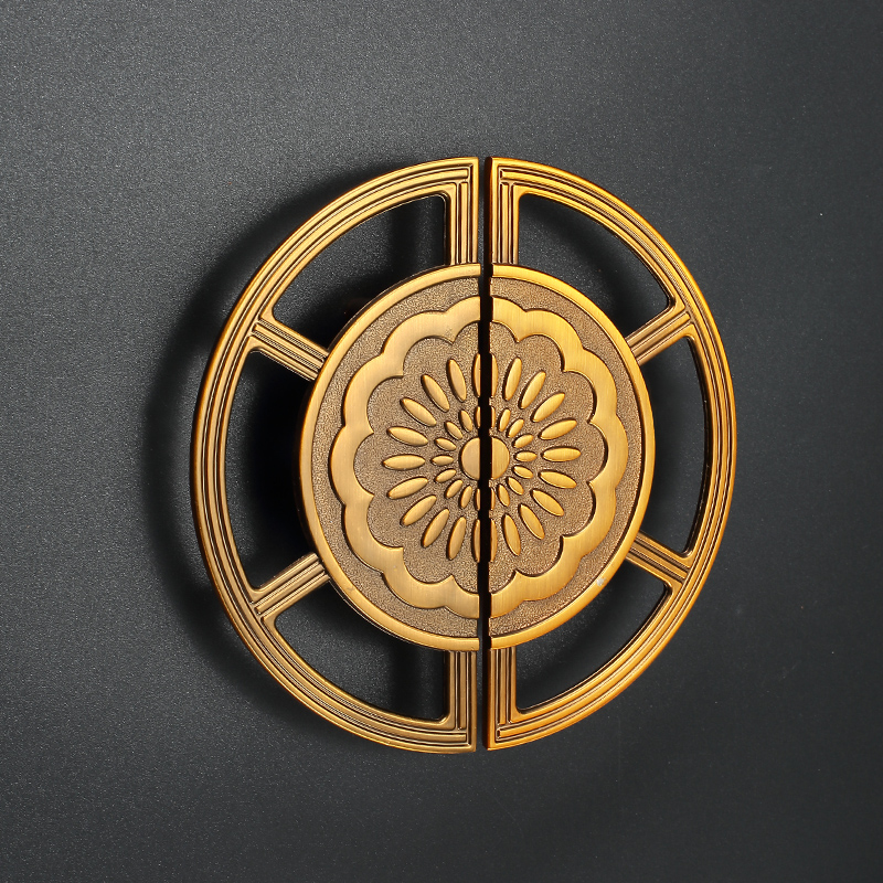 New Chinese Wardrobe Door Handle for Fitted Cupboard Door Handles Drawers Kitchen Cabinet Handles Bath Cabinet Handles Semicircle-Taobao