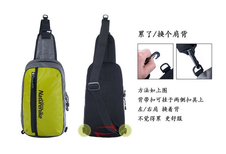 Túi ngực NH túi chống nước chạy ba lô túi đeo vai Túi xách nam và nữ túi giản dị túi thể thao balo nam