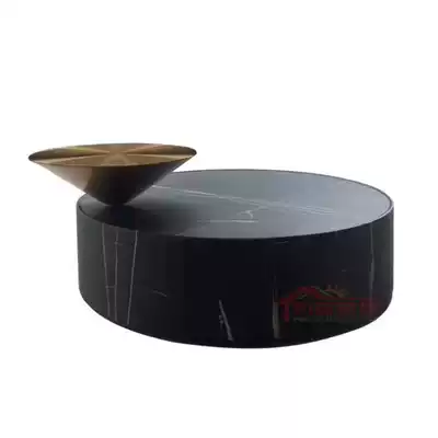 Nordic ins coffee table modern simple living room small apartment round table child mother tea table size combination side several home