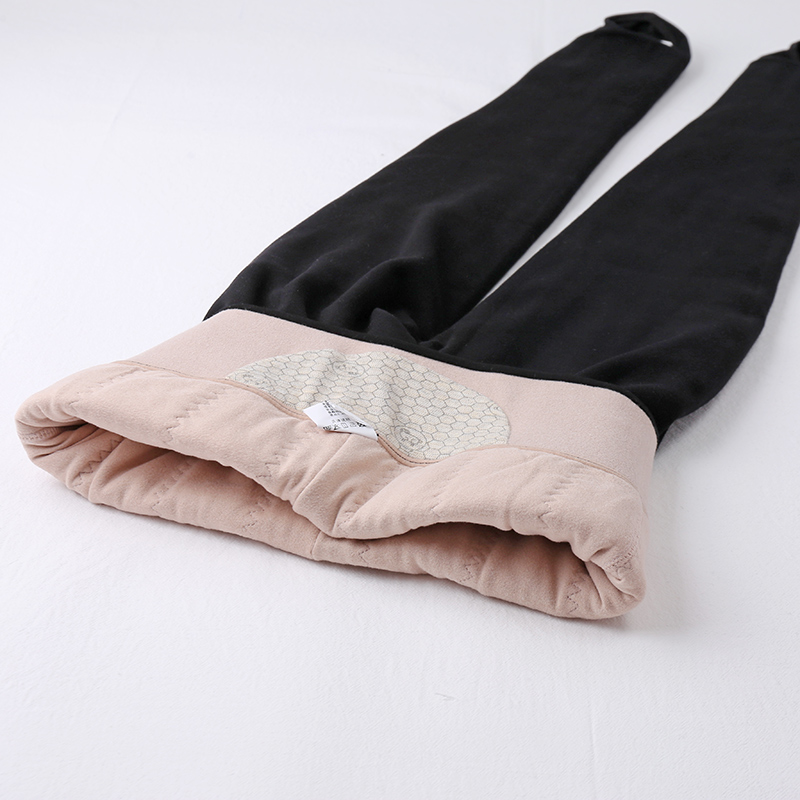 sk Three-layer clip wool special thick warm pants 9967 winter gush thickened mid-year high waist integrated pants with pants female