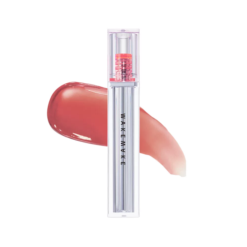 Блеск для губ wakemake Dewmake Gel Tint, сияющий «dew» эффект, холодные и тёплые оттенки (8 цветов)