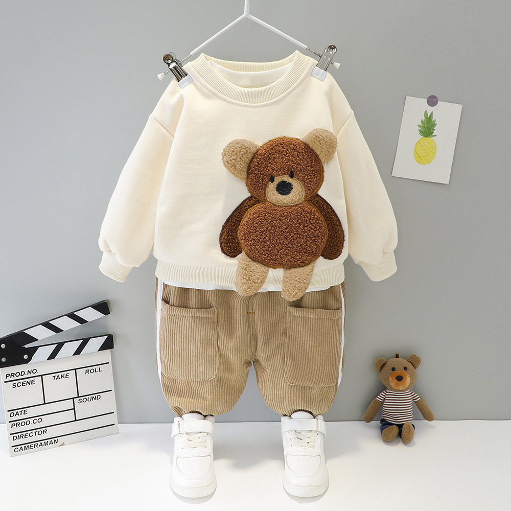Boys' set 2022 new foreign style spring wear baby children sports one-year-old baby sweatshirt spring and autumn children's clothing tide
