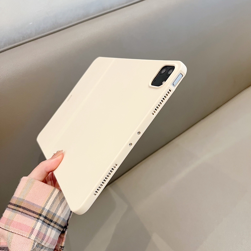 Suitable for the New Apple iPad 2026 Version M4 Protective Case Air6 Silicone Cover Mini7 Tablet 2025Pro11 Matte 10.2inch 10Th Generation 10.9 Soft Case 9 Anti-Drop 8 Without Pen Slot 5