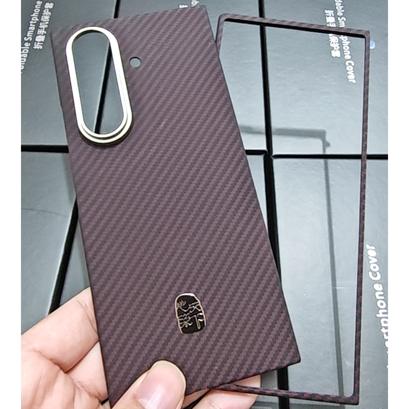 Suitable for Samsung W26 Heart of the World Phone Case, Carbon Fiber Fold7 Protective Case, Kevlar Ultra-Thin Magnetic Front Frame and Back Case, W25 Phone Case, High-End Official Same Material, Anti-Drop Suitable for Samsung W26 Heart of the World Phone Case, Carbon Fiber Fold7 Protective Case, Kevlar Ultra-Thin Magnetic Front Frame and Back Case, W25 Phone Case, High-End Official Same Material, Anti-Drop