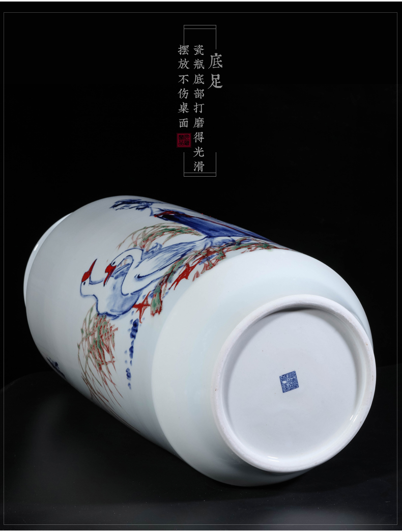 Jingdezhen ceramics dong - Ming li hand - made youligong vases, new Chinese style living room TV cabinet porch is decorated furnishing articles