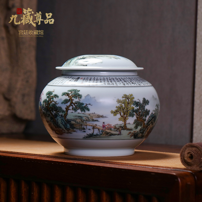 The Master of jingdezhen ceramics new Chinese style hand - made vases furnishing articles sitting room home wine ark, adornment handicraft arranging flowers