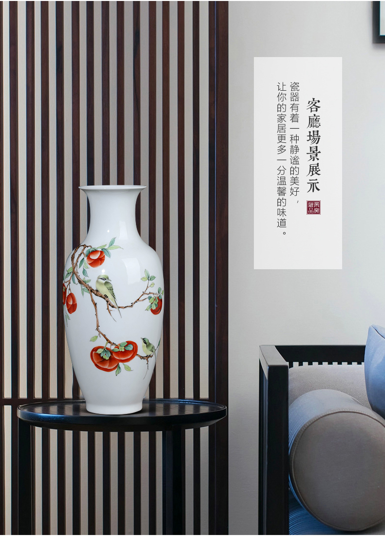 The Master of jingdezhen ceramics hand - made vases, new Chinese style living room porch TV ark, flower arranging decoration as furnishing articles