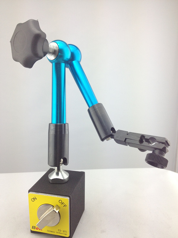 Switch type magnetic holder Percent meter micrometer Lever table bracket Hydraulic universal magnetic table holder PD-401A