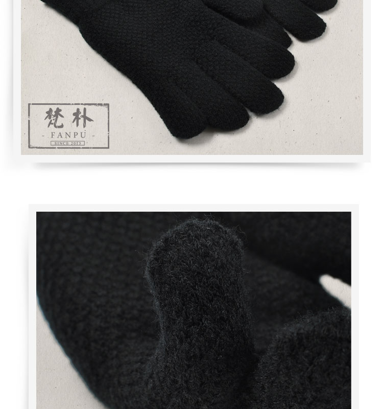 Gants pour homme en de laine - Ref 2781260 Image 9