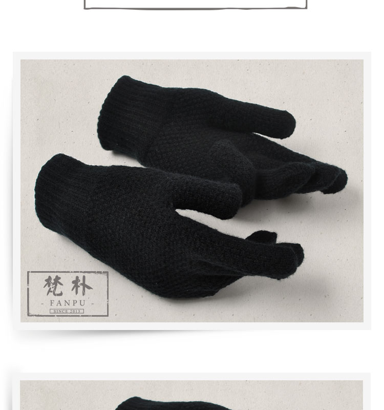 Gants pour homme en de laine - Ref 2781260 Image 7