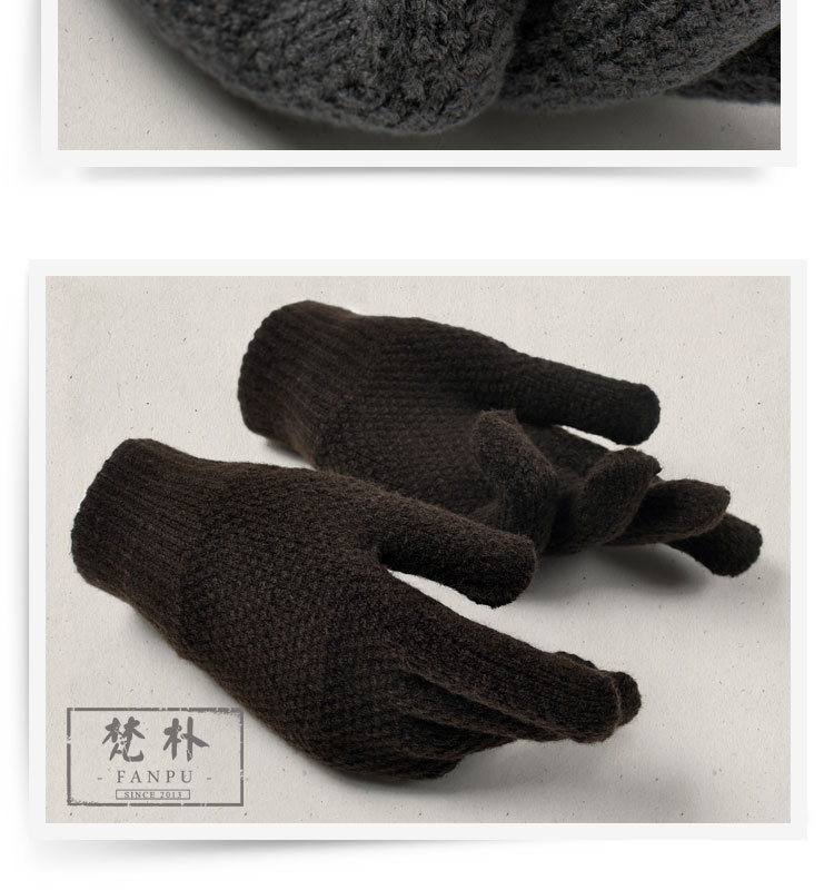 Gants pour homme en de laine - Ref 2781260 Image 14