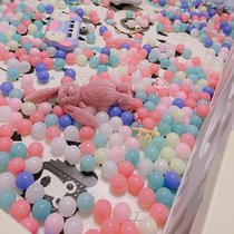 Naughty Castle special ocean ball transparent color thickened non-toxic and tasteless baby plastic childrens baby toy