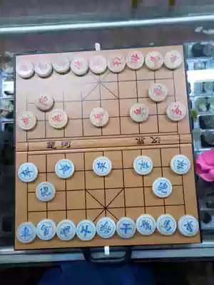 Xiuyan Jade chess natural A goods Xiuyu Chinese chess gift set to send leaders, relatives and friends to support flowers