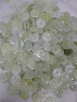 Natural Liaoning Xiuyan Jade safety buckle pendant hanging pendant Jade safety buckle and clan bi gift pendant