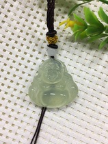 Natural Liaoning Xiuyan Jade double-sided belly Maitreya Buddha Pendant Pendant Hangping Lady Baby Ice Material Buddha