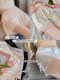 Lace safety pants for women, anti-exposure, non-curling, loose, wearable pajamas, white ice silk leggings, thin shorts