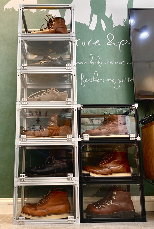 Aluminum Alloy + Acrylic Magnetic High-Transparency Shoe Box Storage Box Organizer Box Figure Box Super Strong Texture Industrial Style ins Aluminum Alloy + Acrylic Magnetic High-Transparency Shoe Box Storage Box Organizer Box Figure Box Super Strong Texture Industrial Style ins