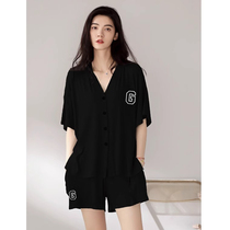 Comfortable to be lazy ~ who wears who looks good MoDel pyjamas womens summer 2024 new extractable suit