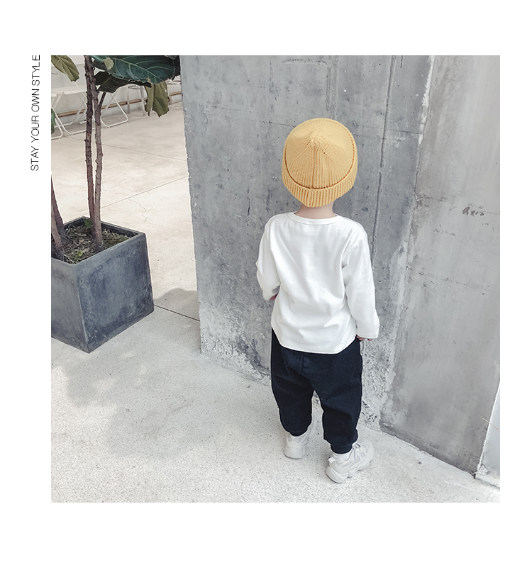 Áo thun bé trai cotton dài tay 2018 mùa xuân mới và mùa thu trẻ em mùa thu quần áo trẻ em phiên bản Hàn Quốc của áo sơ mi thủy triều đồ trẻ em