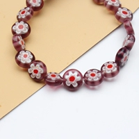 Средний фиолетовый 8 мм около 44 шт.