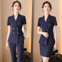 Professional suit female hotel manager suit formal sales department work clothes skirt jewelry store beauty salon formal wear summer