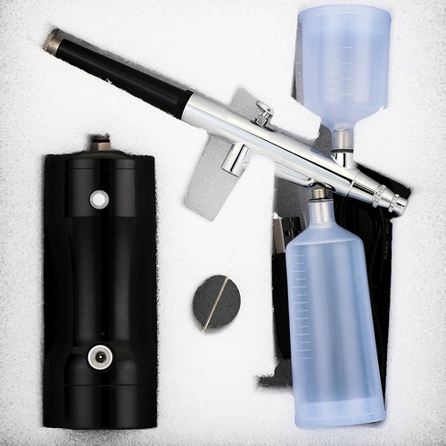 Окрашенная модель пистолета, портативный набор маникюрных инструментов для маникюра, воздушный насос, комплект