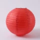 Красная цветная бумага, фонарь, 50см, 2 шт