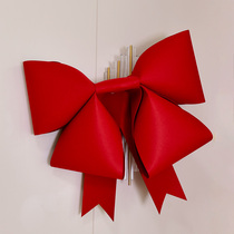 Wedding ins Net red oversized bow small red book non-woven bow material wedding room decoration wedding arrangement