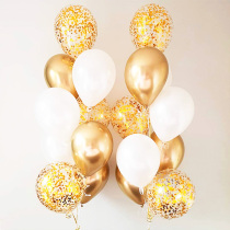 Wedding balloon transparent balloon round sequin confetti birthday party wedding wedding room decoration balloon