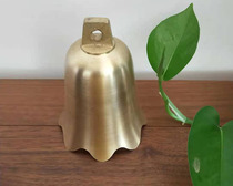 Pure copper temple bells wind bells bronze bell pagoda to keep safe from evil hanging ornaments octagonal clock antique furniture pendulum accessories