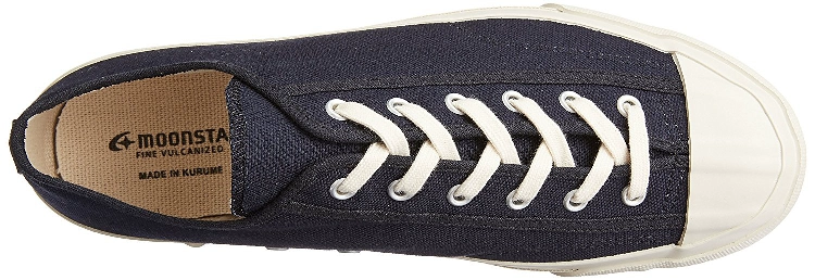 Moonstar Moon Star Nhật Bản Vintage thập niên 1960 Đôi giày Canvas FINE VULCANIZED GYM - Plimsolls