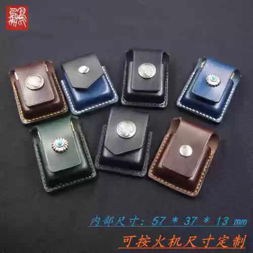 Кожаная зажигалка ручной работы, чехол, делается под заказ, из натуральной кожи, увеличенная толщина