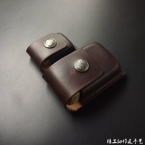 Портсигар ручной работы, зажигалка, чехол, кожаная поясная сумка, делается под заказ