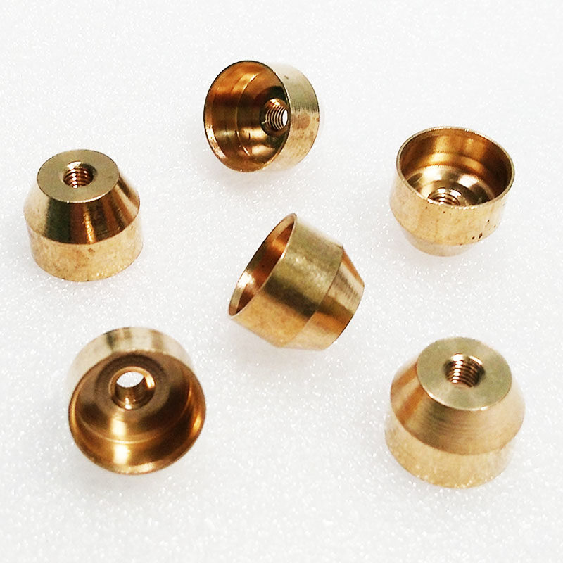 Tapered five mm wire hole copper rear hoop tail copper hoop DIY empty bamboo pole handle rear seat bowl holder dedicated rear smash top sleeve