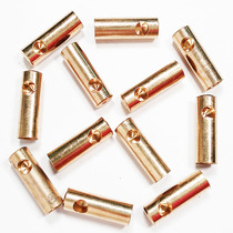 10mm outer diameter straight hole copper head 10mm club head diabolo shaker head short wooden club head DIY shaker head