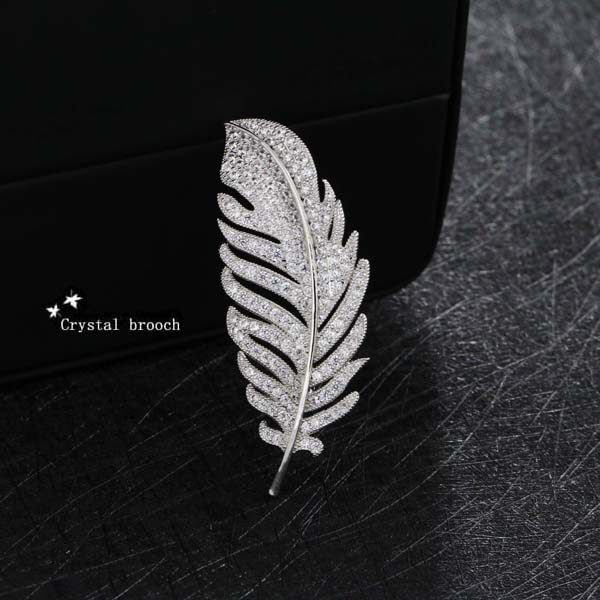 Broche femme en Zircon diamant - Ref 1174881 Image 9