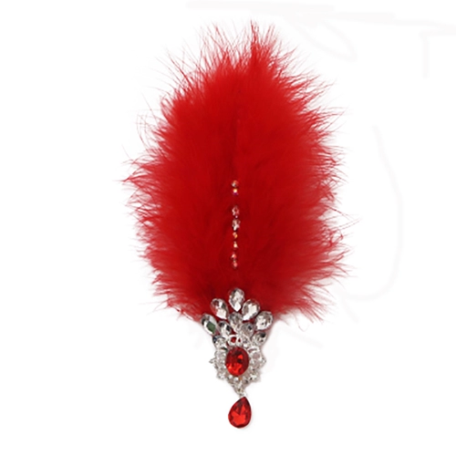 Сделайте покупки обратно в недавно высокий сценический спектакль в старом магазине на протяжении тысячелетий, старый магазин, ювелирные украшения из перьев супер бессмертные красивые брови, лебь из перья, шпилька для волос.