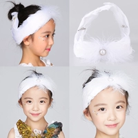 Высокий балет белый (Head Hoop+Clip)