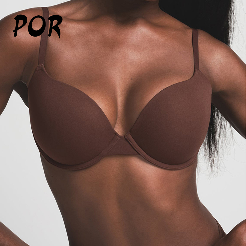 Sexy Seamless Push-Up Bra for Women, Thin Style, Kardashian Skims Same Style, Makes Large Breasts Appear Smaller, Anti-Sagging, Smooth Surface Underwear