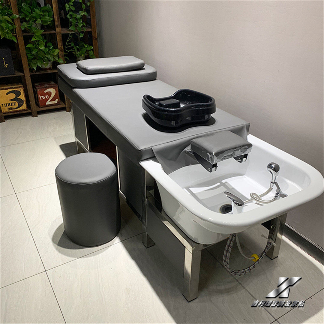 Hair salon dedicated flat-lying simple Thai full-lying hair care Shampoo bed hair salon Head therapy with fumigation massage Hair salon