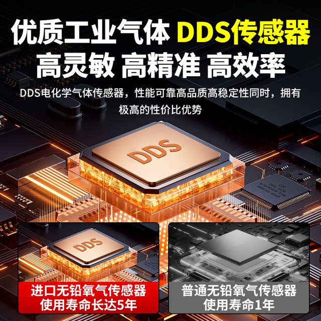 Portable Oxygen and Explosion Detection Meter, Marine Gas Detector, Four-In-One Limited Space Oxygen, Carbon Monoxide, Methane Detector