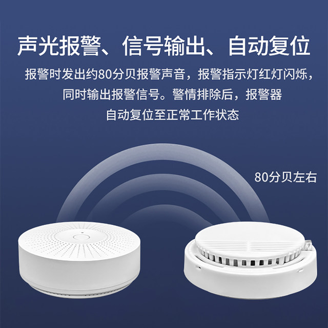 Gas Alarm Home Kitchen Ceiling 12V Wired Networking Sg-2008 Natural Gas Methane Leak Detector