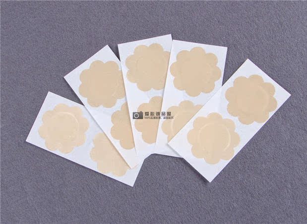 Miếng dán quầng vú sữa thoáng khí chống va chạm nam đi bộ váy cưới siêu mỏng vô hình miếng dán ngực núm vú vui vẻ một lần nội y cao cấp
