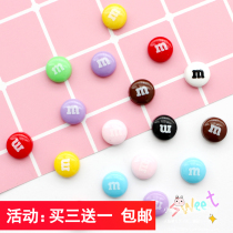 Sweet Cartoon creative mini m Bean refrigerator sticker magnetic sticker magnetic buckle iron magnet message sticker photo sticker