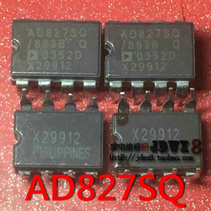 AD827JN dual operational amplifier original character dismantling machine real goods decoding audio transport amplification of imported 8 pins