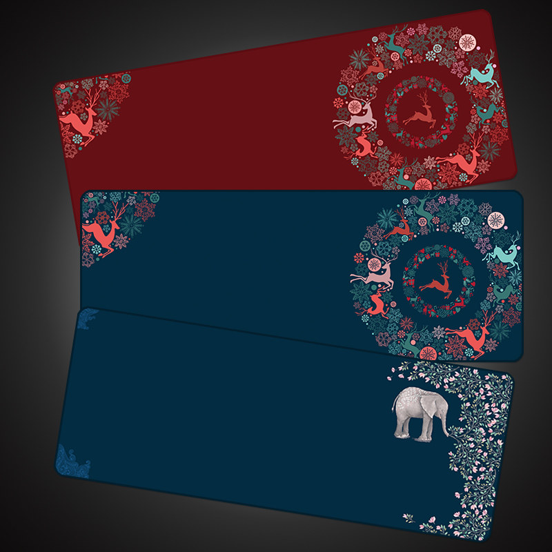 Large mouse pad Cartoon office laptop keyboard pad Home cute girl lock side table pad Student mouse pad